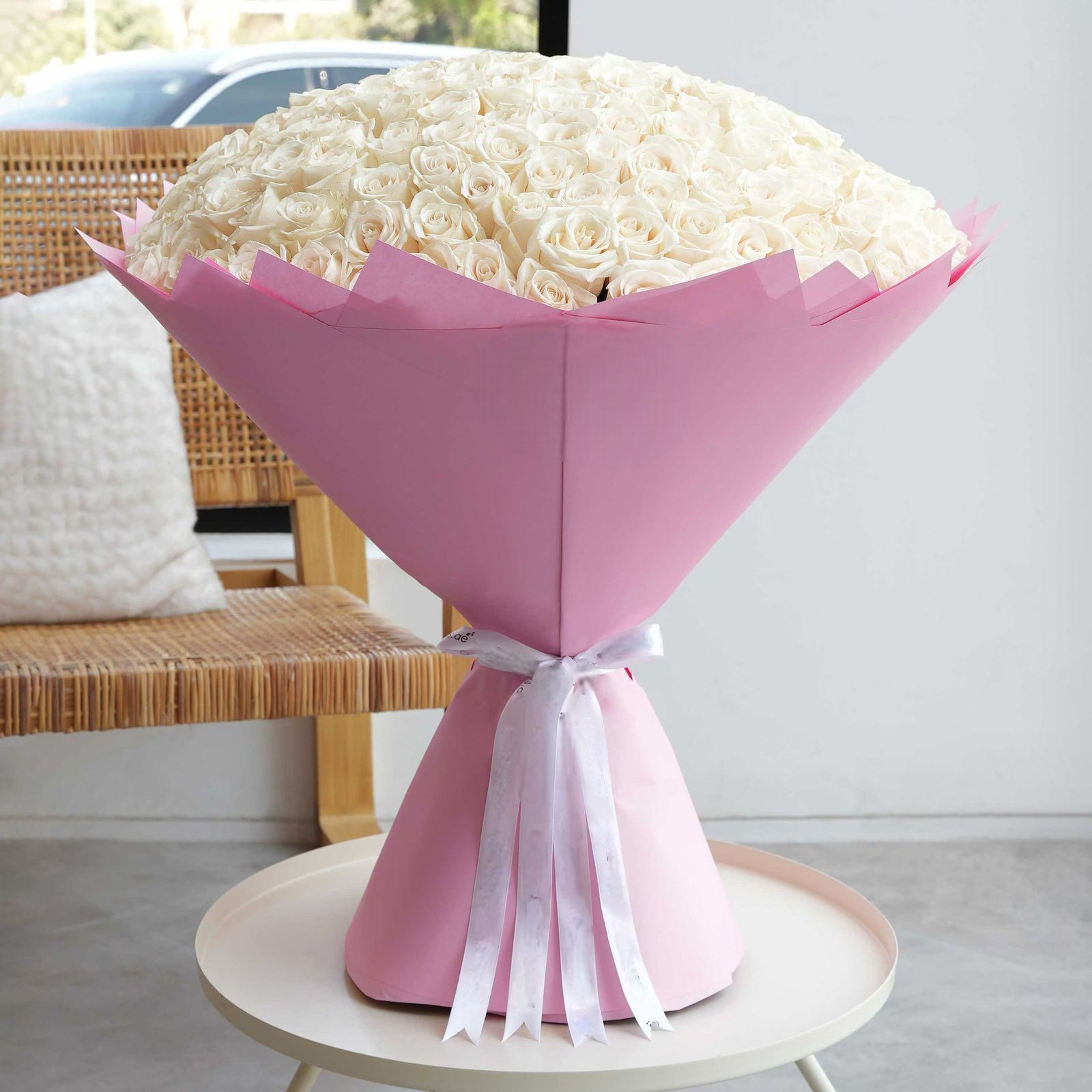 Bouquet Of 175 White Roses